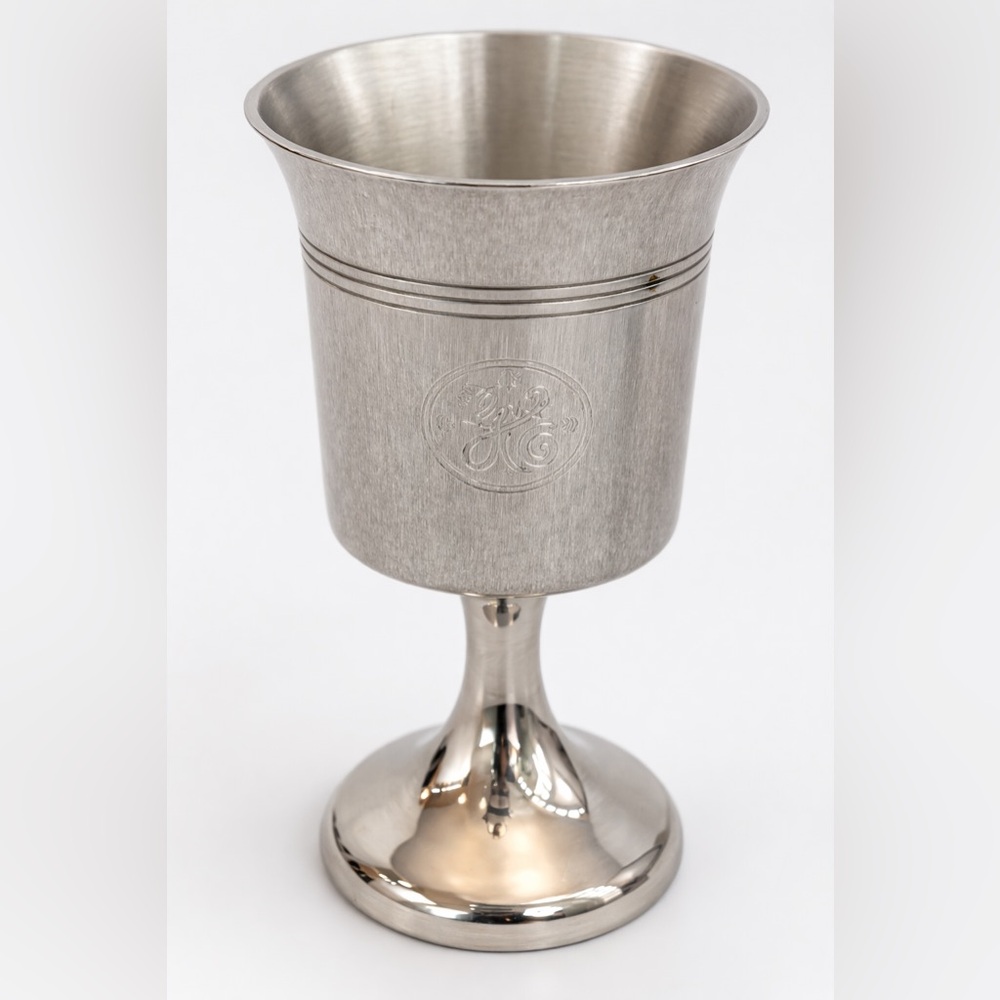 Vintage GE General Electric stainless steel  Goblets set of 4